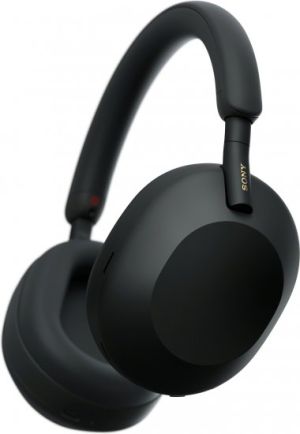 Boby Deals אודיו ואוזניות אוזניות קשת Over-Ear אלחוטיות עם ביטול רעשים Sony WH-1000XM5B ANC - צבע שחור