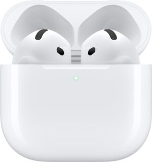 אוזניות אלחוטיות Apple AirPods 4 With Active Noise Cancellation עם ביטול רעשים אקטיבי - כולל מארז טעינה בחיבור USB-C